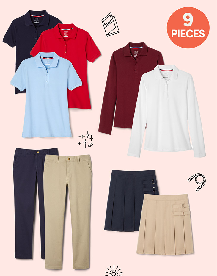 French Toast Girls Full Year Uniform Bundle