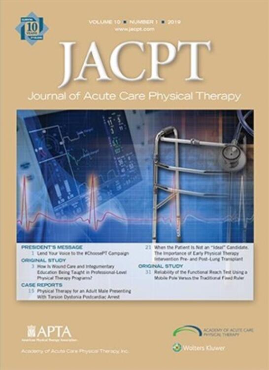 Journal of Acute Care Physical Therapy Online