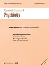 Current Opinion in Psychiatry