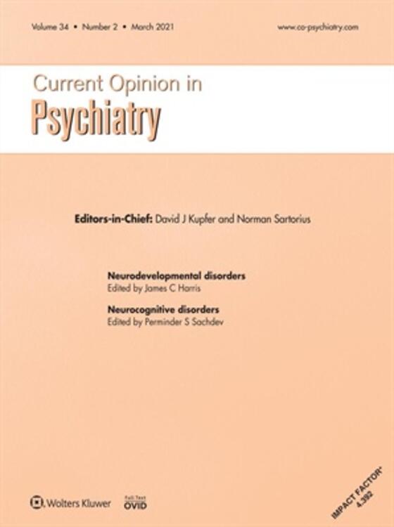 Current Opinion in Psychiatry