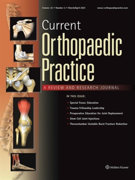 Current Orthopaedic Practice