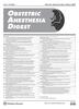 Obstetric Anesthesia Digest Online