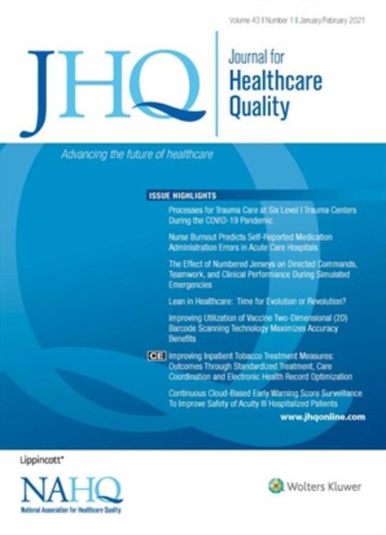 Journal for Healthcare Quality Online