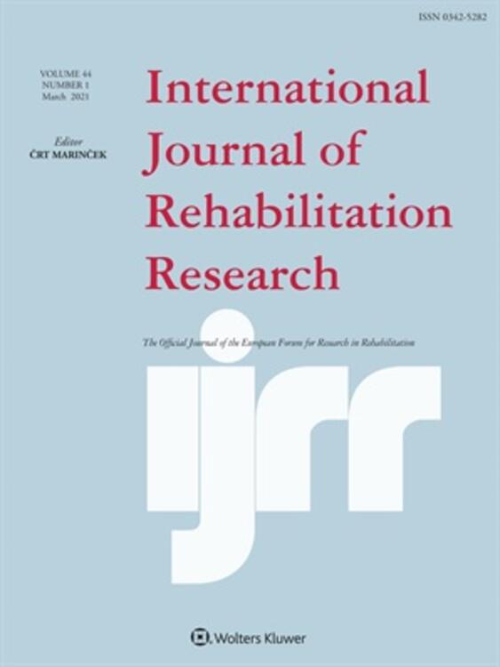 International Journal of Rehabilitation Research