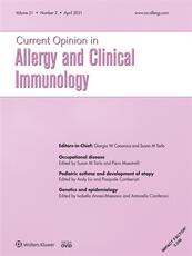 Current Opinion in Allergy and Clinical Immunology Online