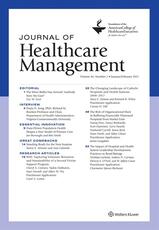 Journal of  Healthcare  Management