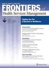 Frontiers of Health Services Management Online