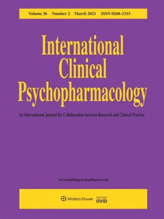 International Clinical Psychopharmacology