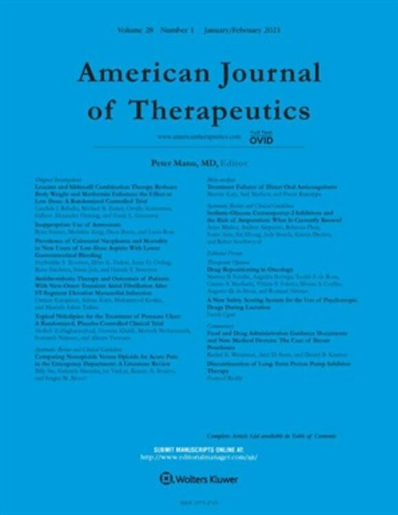 American Journal of Therapeutics