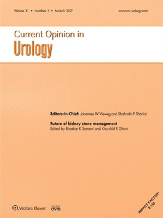 Current Opinion in Urology Online