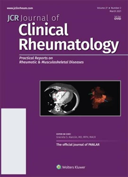 JCR: Journal of Clinical Rheumatology® Online