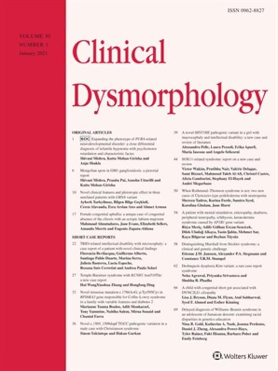 Clinical Dysmorphology