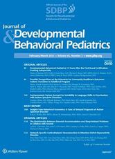 Journal of Developmental & Behavioral Pediatrics Online
