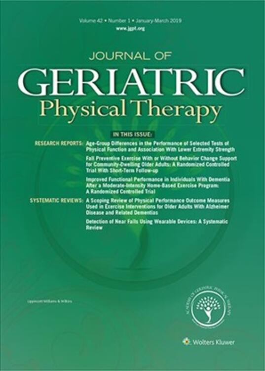 Journal of Geriatric Physical Therapy Online