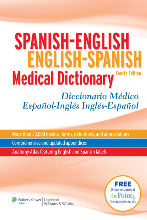 VitalSource e-Book for Spanish-English English-Spanish Medical Dictionary