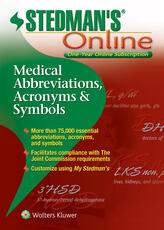 Stedman's Medical Abbreviations, Acronyms & Symbols