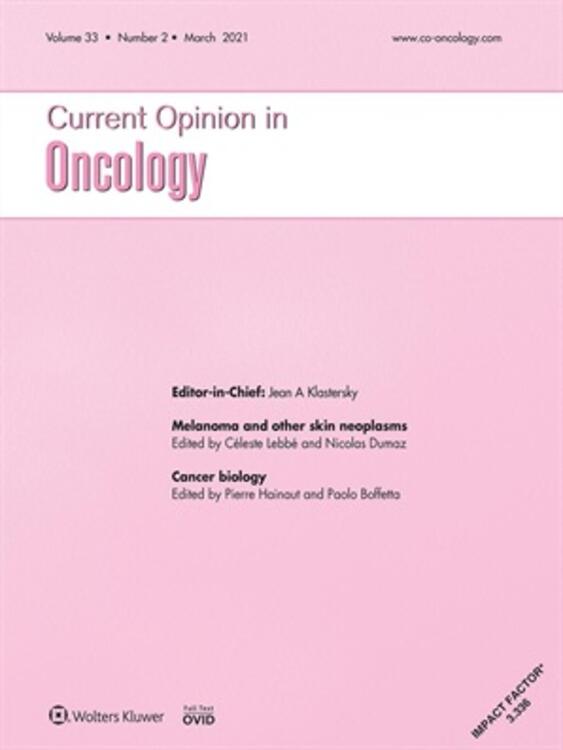 Current Opinion in Oncology Online