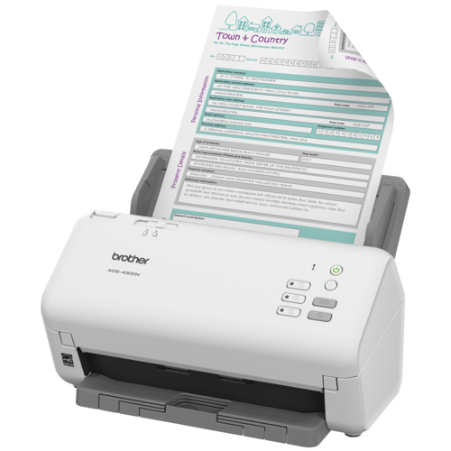 Brother ADS-4300N Professional Desktop Scanner for Business Workgroups