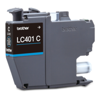 Brother Genuine LC401CS Standard-Yield Cyan Ink Cartridge