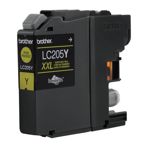Brother LC205YS Innobella  Yellow Ink Cartridge, Super High Yield (XXL Series)