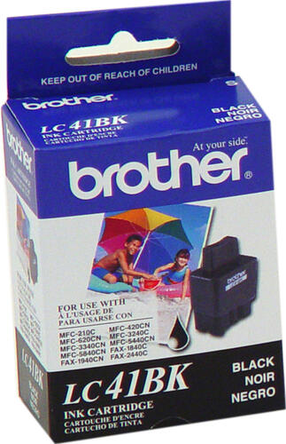 Brother LC41BK Innobella  Black Ink Cartridge, Standard Yield