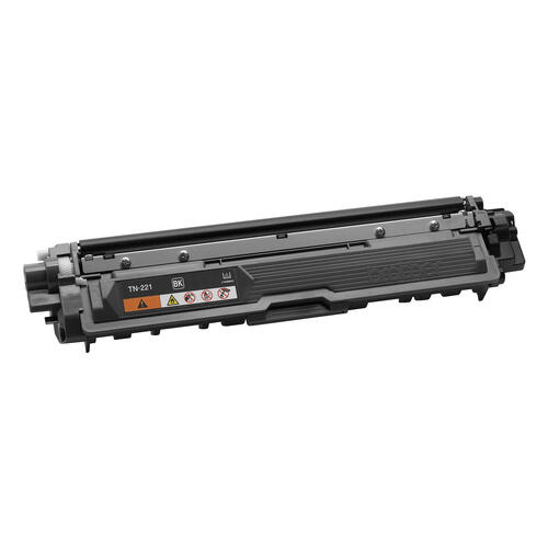 Brother TN221BK Black Toner Cartridge, Standard Yield