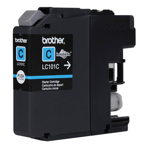 Brother LC101CS Innobella  Cyan Ink Cartridge, Standard Yield