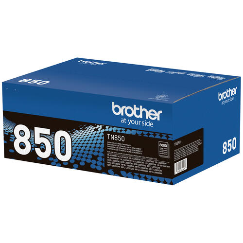Brother TN850 Black Toner Cartridge, High Yield