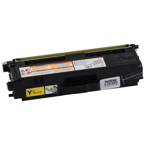 Brother TN315Y Yellow Toner Cartridge, High Yield