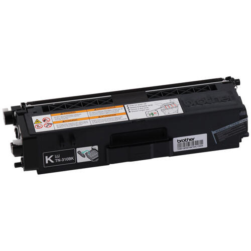 Brother TN310BK Black Toner Cartridge, Standard Yield