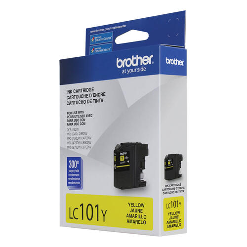 Brother LC101YS Innobella  Yellow Ink Cartridge, Standard Yield