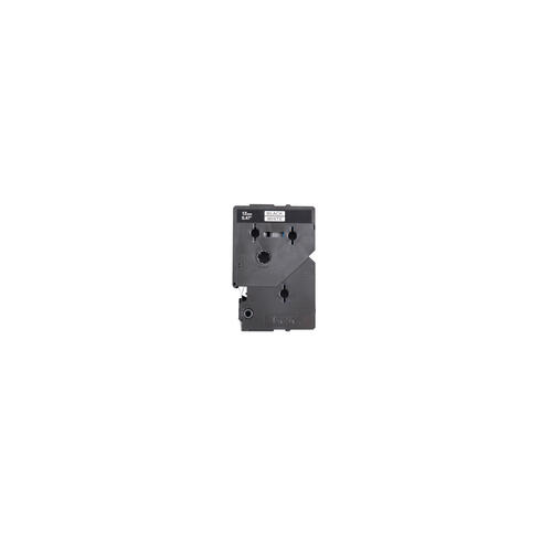 Brother TC201 Black on White 12 mm Tape for P-touch, 7.7 m