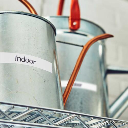 Brother Genuine TZe-S241 Black on White Extra Strength Adhesive Tape for P-touch Label Makers, 18 mm wide x 8 m long