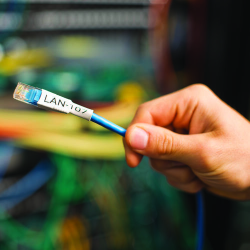 Brother PT-E500VP Advanced Industrial Handheld Labeller with Computer Connectivity (USB)