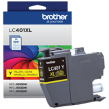 Brother Genuine LC401XLYS High-Yield Yellow Ink Cartridge 