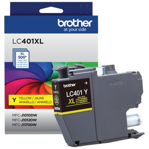Brother Genuine LC401XLYS High-Yield Yellow Ink Cartridge