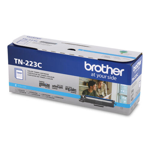 Brother Genuine TN-223C Standard Yield Cyan Toner Cartridge