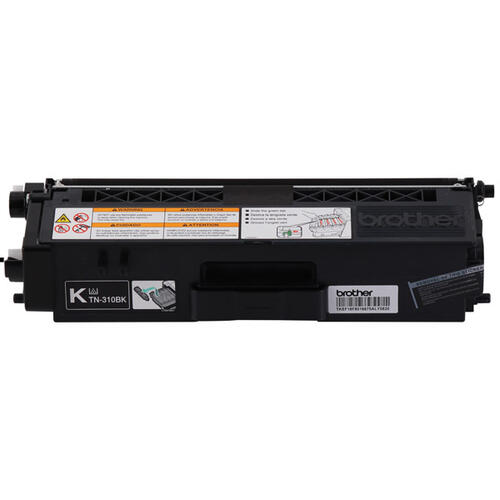 Brother TN310BK Black Toner Cartridge, Standard Yield