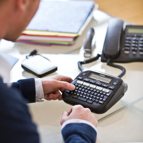 Brother PTD210BK Easy-to-Use Label Maker