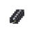 Brother HGE2615PK Black on White HGe 36mm Tape with Standard Adhesive, 8 m   5 Pack