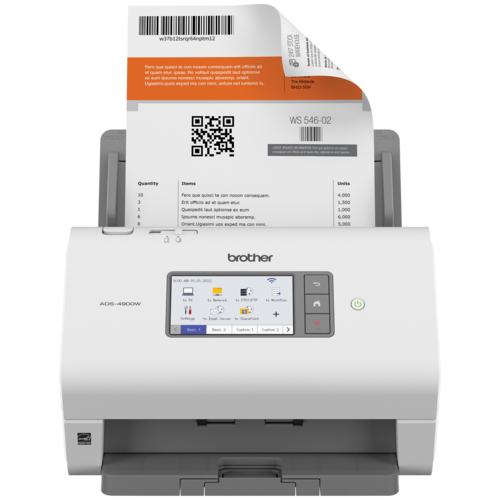 Brother ADS-4900W Professional Desktop Scanner for Busy Workgroups with High Scan Volumes