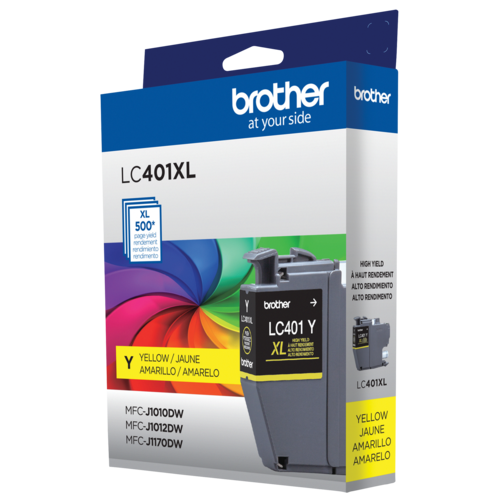 Brother Genuine LC401XLYS High-Yield Yellow Ink Cartridge