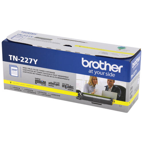 Brother Genuine TN-227Y High Yield Yellow Toner Cartridge