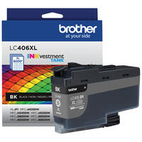 Brother Genuine LC406XLBKS INKvestment Tank High-Yield Black Ink Cartridge
