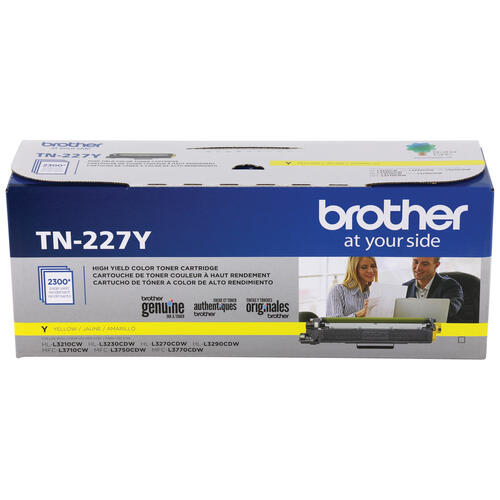 Brother Genuine TN-227Y High Yield Yellow Toner Cartridge