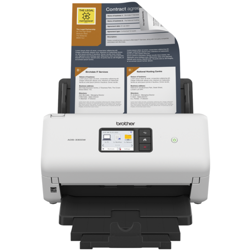 Brother ADS-3300W Wireless High-Speed Desktop Scanner for Small Office & Home Office Professionals