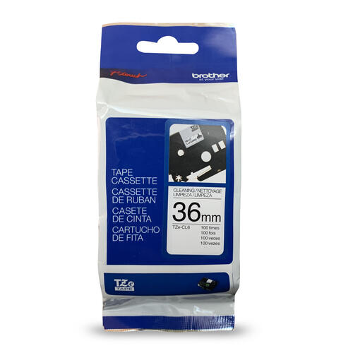 Brother Genuine TZeCL6 36 mm Cleaning Tape for P-touch Label Makers