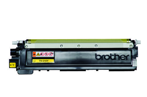 Brother TN210Y Yellow Toner Cartridge, Standard Yield