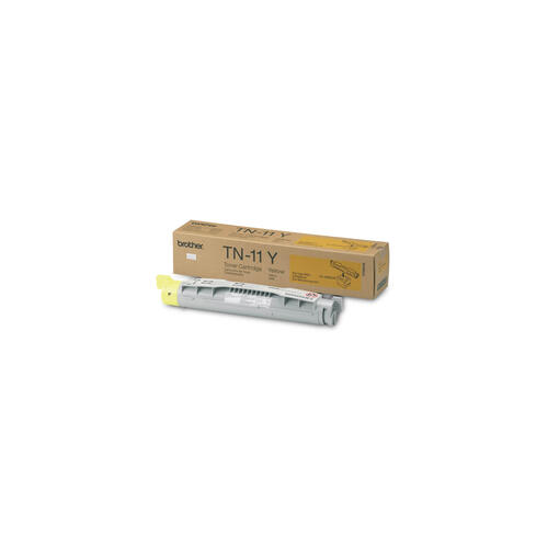 Brother TN11Y Yellow Toner Cartridge, Standard Yield