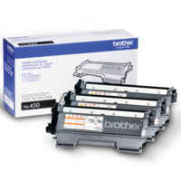 Brother Genuine TN4503PK High-Yield Mono Laser Toner Cartridge 3-Pack